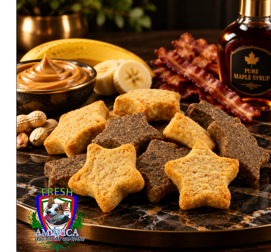 Peanut Butter/Banana & Maple/Bacon Stars By FRESH AMERICA
