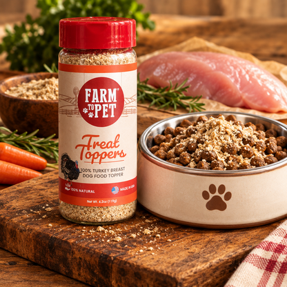 Treat Topper Turkey Dog Food Topper | Healthy Meal Supplement for Dogs