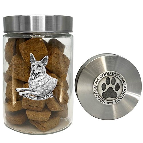 German Shepherd Good Dog Treat Jar