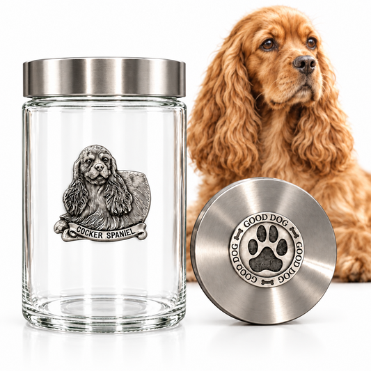 Cocker Spaniel Good Dog Treat Jar