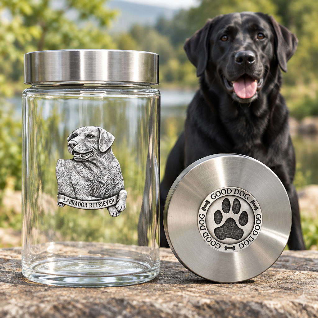 Labrador Retriever Good Dog Treat Jar