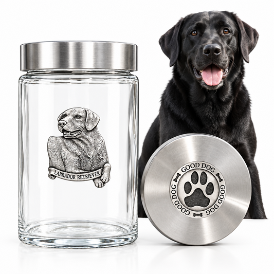 Labrador Retriever Good Dog Treat Jar