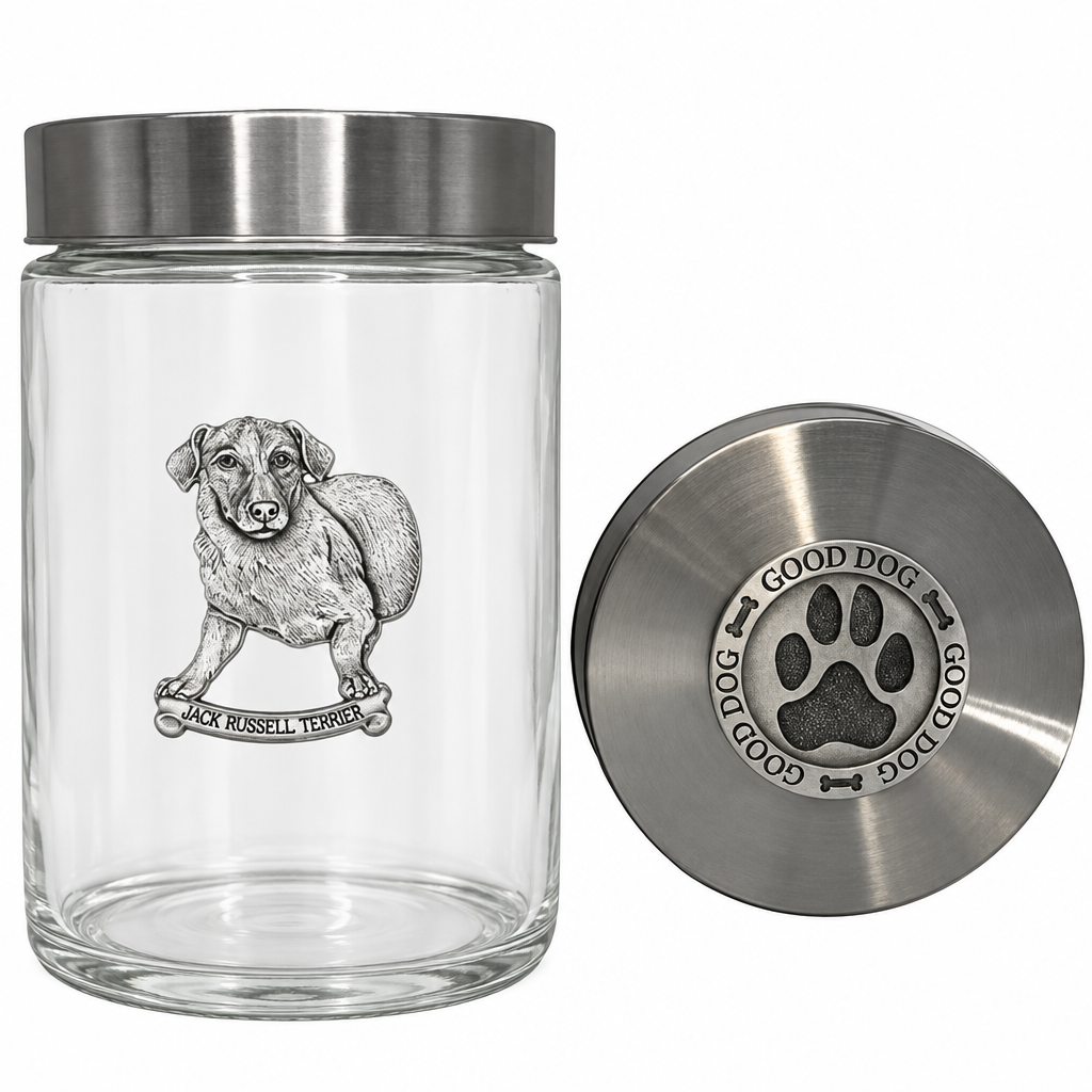 Jack Russel Terrier Good Dog Treat Jar