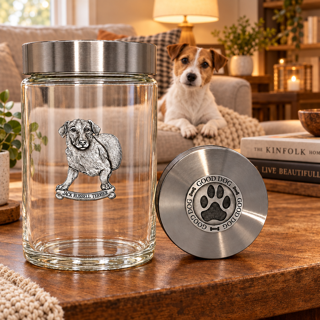 Jack Russel Terrier Good Dog Treat Jar