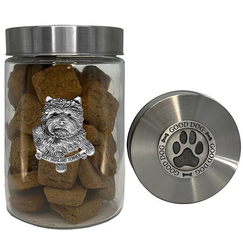 West Highland Terrier Good Dog Treat Jar