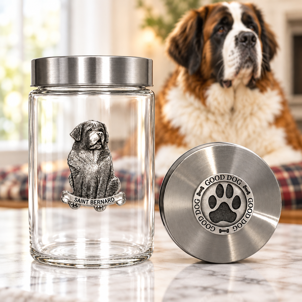 St. Bernard Good Dog Treat Jar