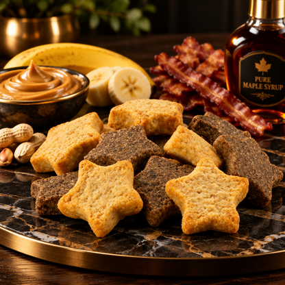 Peanut Butter/Banana & Maple/Bacon Stars By FRESH AMERICA
